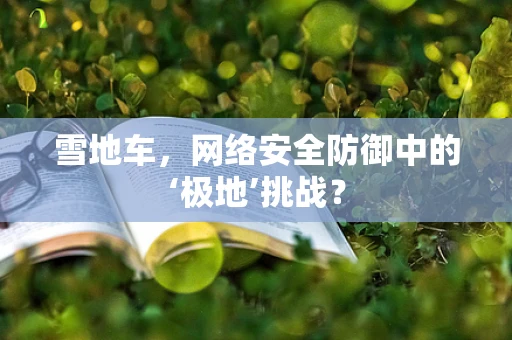 雪地车，网络安全防御中的‘极地’挑战？
