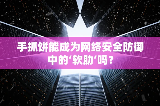 手抓饼能成为网络安全防御中的‘软肋’吗？