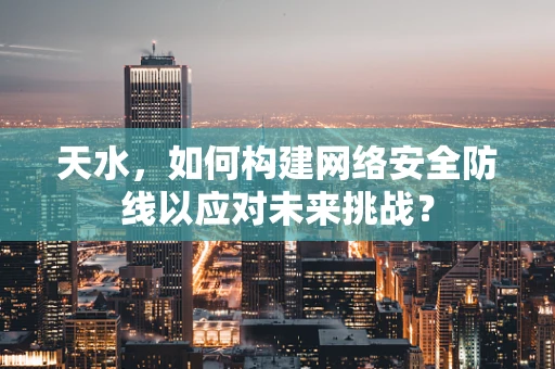 天水，如何构建网络安全防线以应对未来挑战？