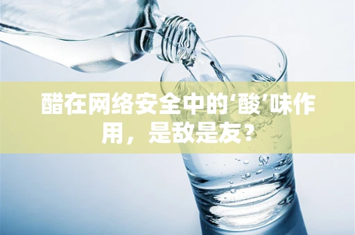 醋在网络安全中的‘酸’味作用，是敌是友？