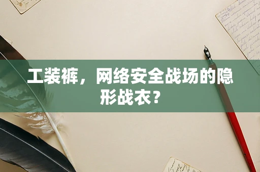 工装裤，网络安全战场的隐形战衣？