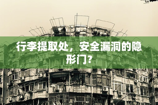 行李提取处，安全漏洞的隐形门？