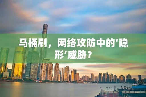 马桶刷，网络攻防中的‘隐形’威胁？