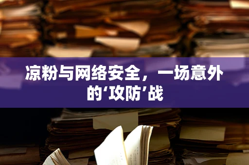 凉粉与网络安全，一场意外的‘攻防’战
