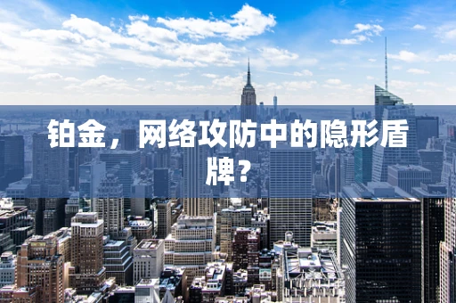 铂金，网络攻防中的隐形盾牌？