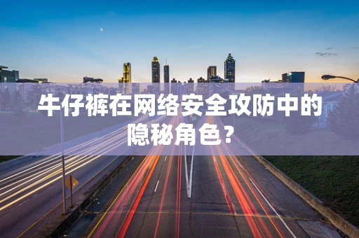 牛仔裤在网络安全攻防中的隐秘角色？