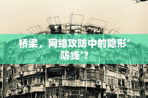 桥梁，网络攻防中的隐形‘防线’？