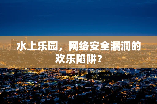 水上乐园，网络安全漏洞的欢乐陷阱？