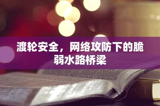 渡轮安全，网络攻防下的脆弱水路桥梁