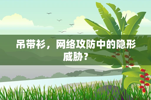 吊带衫，网络攻防中的隐形威胁？