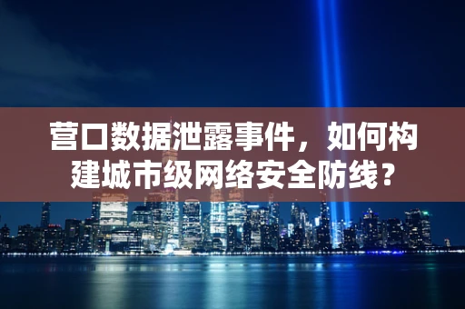 营口数据泄露事件，如何构建城市级网络安全防线？
