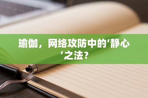 瑜伽，网络攻防中的‘静心’之法？