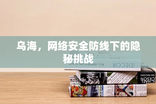 乌海，网络安全防线下的隐秘挑战