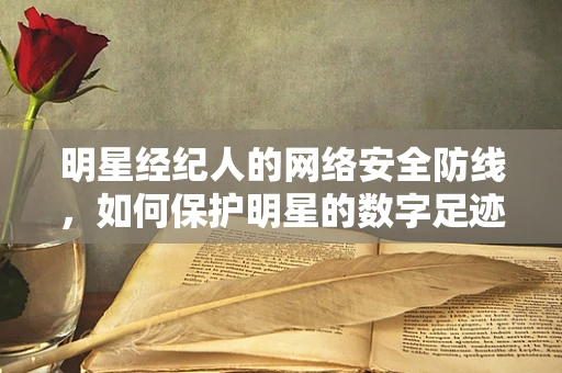 明星经纪人的网络安全防线，如何保护明星的数字足迹？