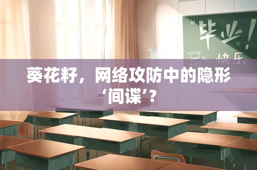 葵花籽，网络攻防中的隐形‘间谍’？