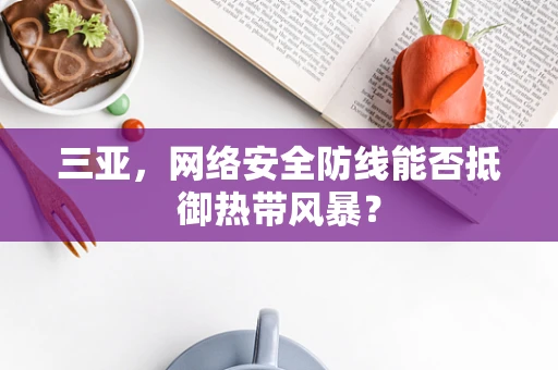 三亚，网络安全防线能否抵御热带风暴？