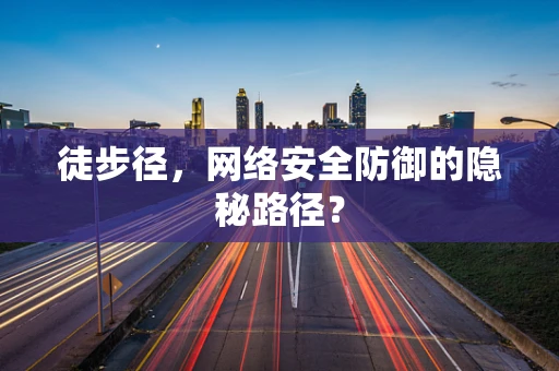 徒步径，网络安全防御的隐秘路径？