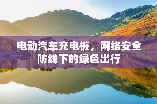 电动汽车充电桩，网络安全防线下的绿色出行