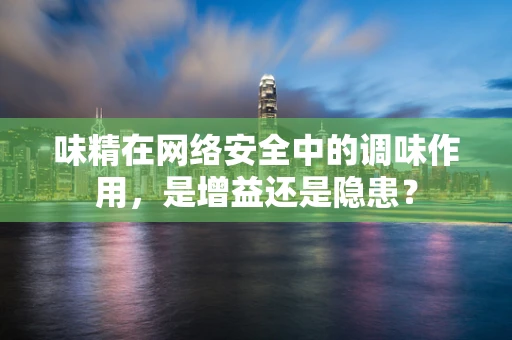 味精在网络安全中的调味作用，是增益还是隐患？