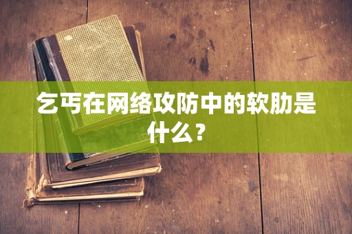 乞丐在网络攻防中的软肋是什么？