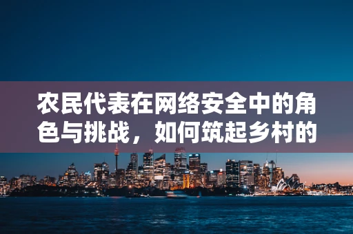 农民代表在网络安全中的角色与挑战，如何筑起乡村的数字防线？