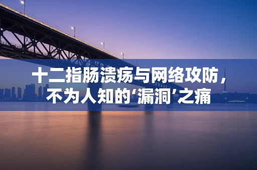 十二指肠溃疡与网络攻防，不为人知的‘漏洞’之痛