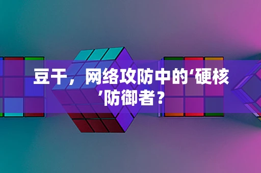 豆干，网络攻防中的‘硬核’防御者？