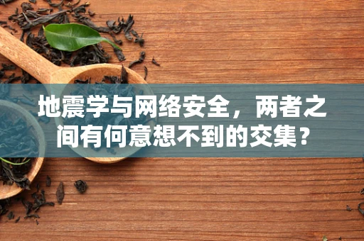 地震学与网络安全，两者之间有何意想不到的交集？