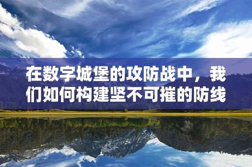 在数字城堡的攻防战中，我们如何构建坚不可摧的防线？