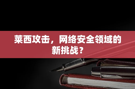 莱西攻击，网络安全领域的新挑战？