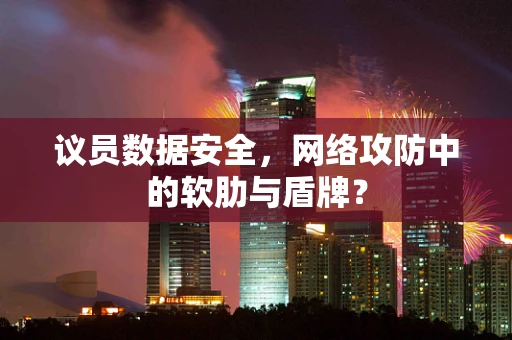 议员数据安全，网络攻防中的软肋与盾牌？