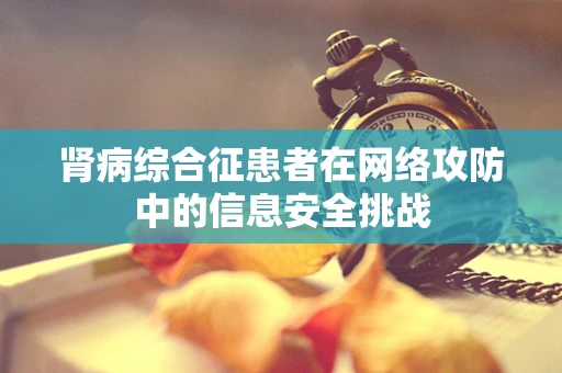 肾病综合征患者在网络攻防中的信息安全挑战