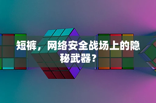短裤，网络安全战场上的隐秘武器？