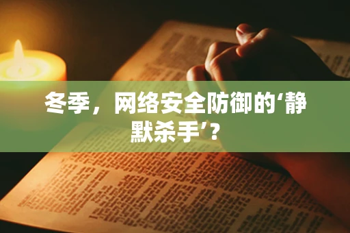 冬季，网络安全防御的‘静默杀手’？