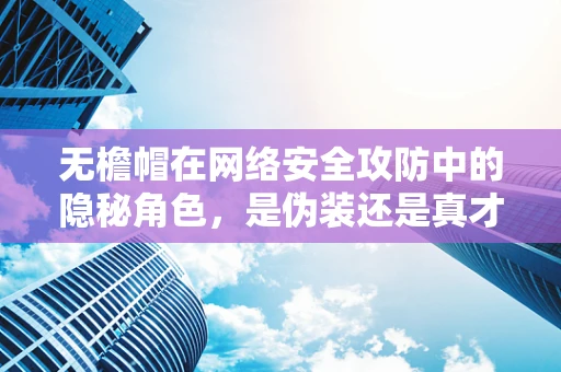 无檐帽在网络安全攻防中的隐秘角色，是伪装还是真才实学？