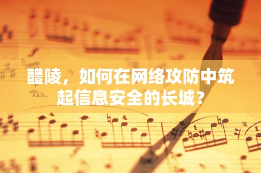醴陵，如何在网络攻防中筑起信息安全的长城？