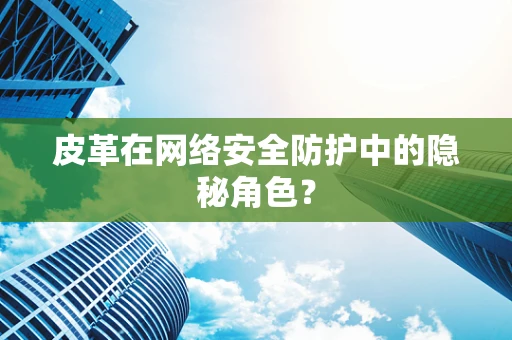 皮革在网络安全防护中的隐秘角色？