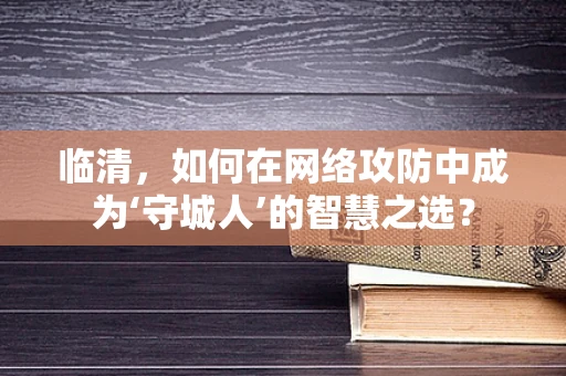 临清，如何在网络攻防中成为‘守城人’的智慧之选？