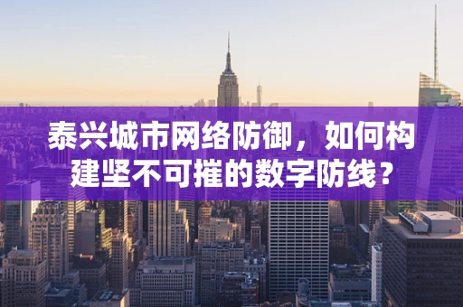 泰兴城市网络防御，如何构建坚不可摧的数字防线？