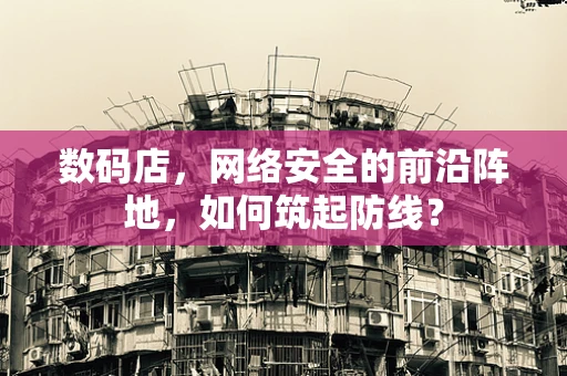 数码店，网络安全的前沿阵地，如何筑起防线？