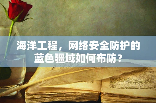海洋工程，网络安全防护的蓝色疆域如何布防？
