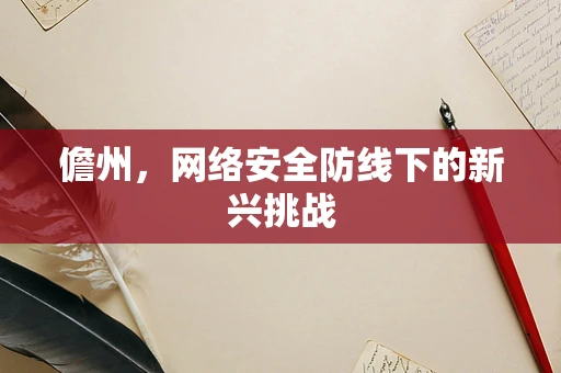 儋州，网络安全防线下的新兴挑战