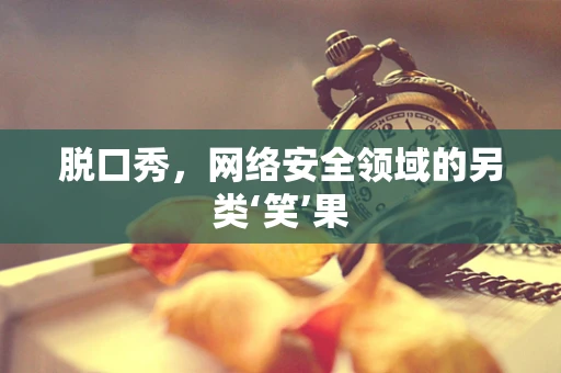 脱口秀，网络安全领域的另类‘笑’果