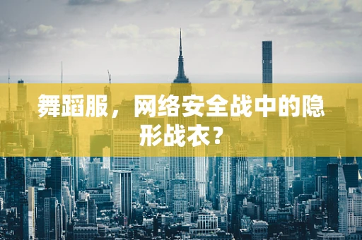 舞蹈服，网络安全战中的隐形战衣？