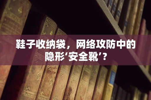 鞋子收纳袋，网络攻防中的隐形‘安全靴’？