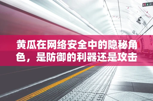 黄瓜在网络安全中的隐秘角色，是防御的利器还是攻击的伪装？