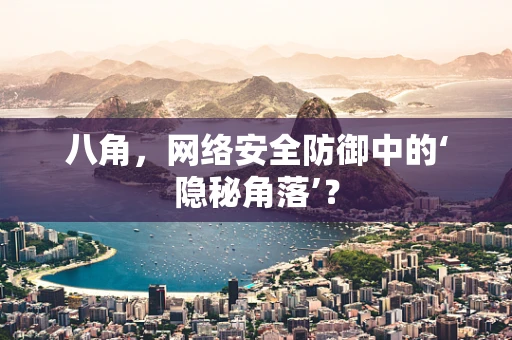 八角，网络安全防御中的‘隐秘角落’？