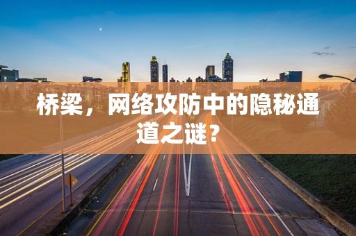桥梁，网络攻防中的隐秘通道之谜？