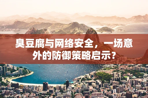 臭豆腐与网络安全，一场意外的防御策略启示？