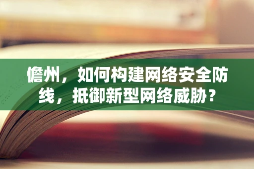 儋州，如何构建网络安全防线，抵御新型网络威胁？
